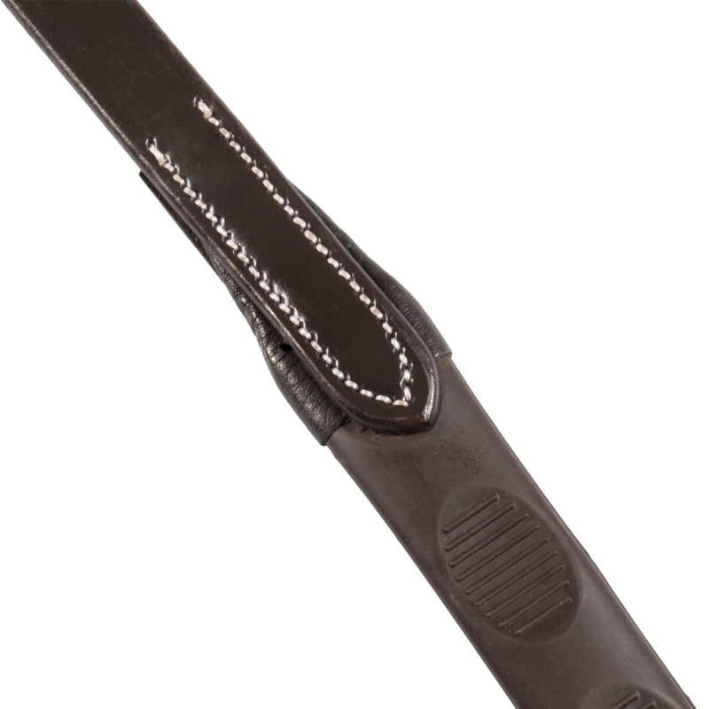 Equestro Redini Magna in cuoio con Grip gommato - Marrone