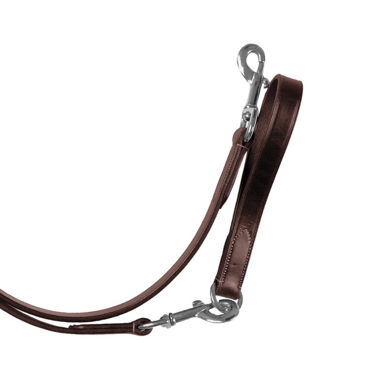 Equestro Redini di ritorno in cuoio - Testa di moro