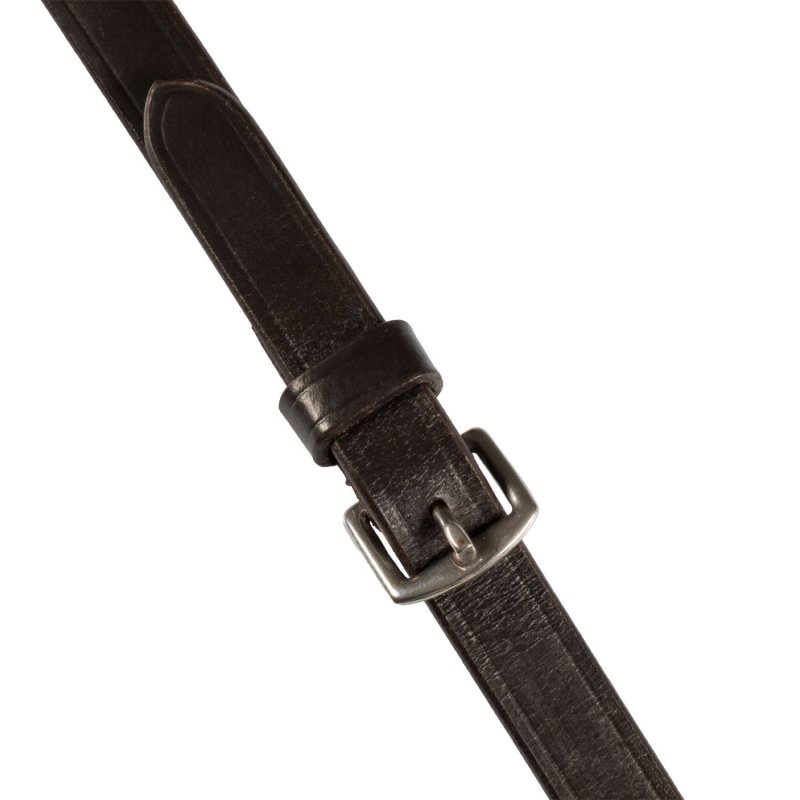 Equestro Redini in cuoio con Grip gommato - Marrone