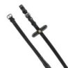 Equestro Redini in cuoio con Grip gommato - Nero