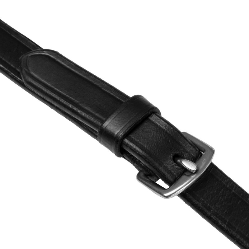 Equestro Redini in cuoio e gomma - Nero