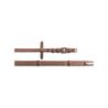Equestro Redini per testiera inglese con fibbie nichelate - Cognac