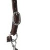 Acavallo Cavezza pelle anatomica nasalina in corda - Testa di moro