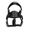 Equestro Cavezza ergonomica con inserti in cuoio - Nero