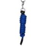 Equestro Cavezza ergonomica con inserti in cuoio - Nero/Blu royal