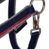Equestro Cavezza con doppia regolazione - Blu navy/Rosso/Grigio