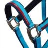 Equestro Cavezza con doppia regolazione - Turchese/Rosso/Blu navy