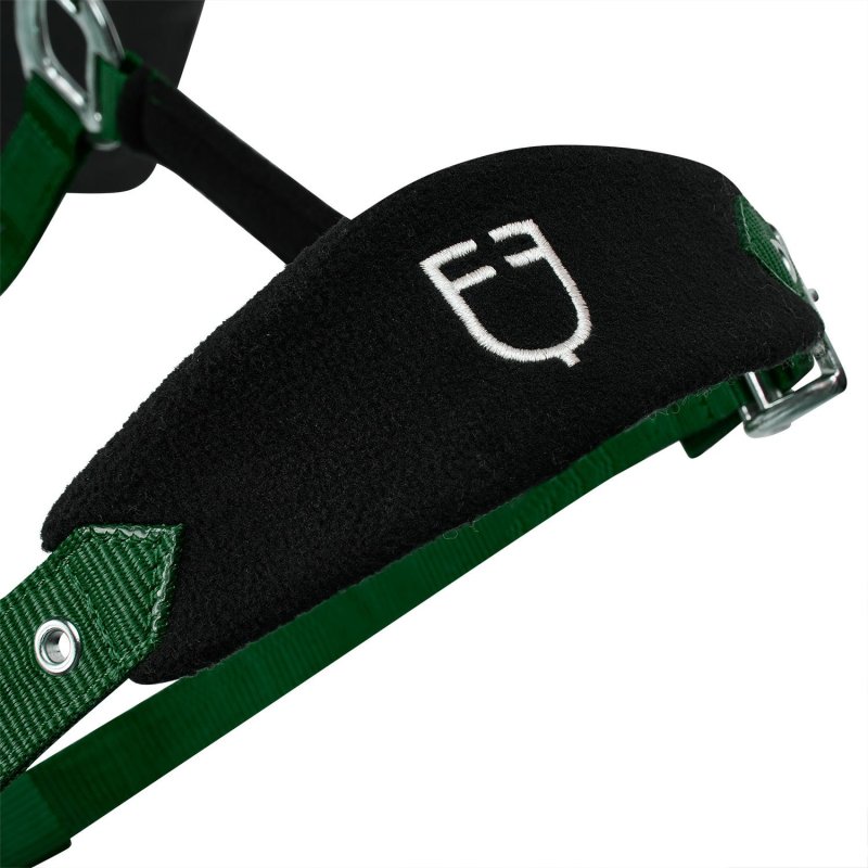 Equestro Cavezza doppia regolazione lunghina coordinata - Verde