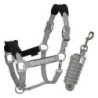 Equestro Cavezza doppia regolazione lunghina coordinata - Grigio