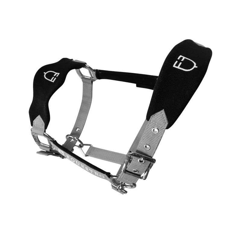 Equestro Cavezza doppia regolazione lunghina coordinata - Grigio