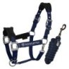 Equestro Cavezza doppia regolazione lunghina coordinata - Blu navy