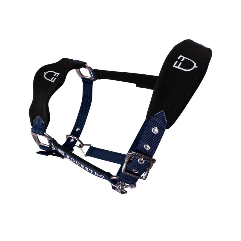 Equestro Cavezza doppia regolazione lunghina coordinata - Blu navy