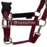 Equestro Cavezza doppia regolazione lunghina coordinata - Bordeaux