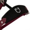 Equestro Cavezza doppia regolazione lunghina coordinata - Bordeaux