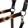 Equestro Cavezza in cuoio con decorazioni Navajo - Testa di moro
