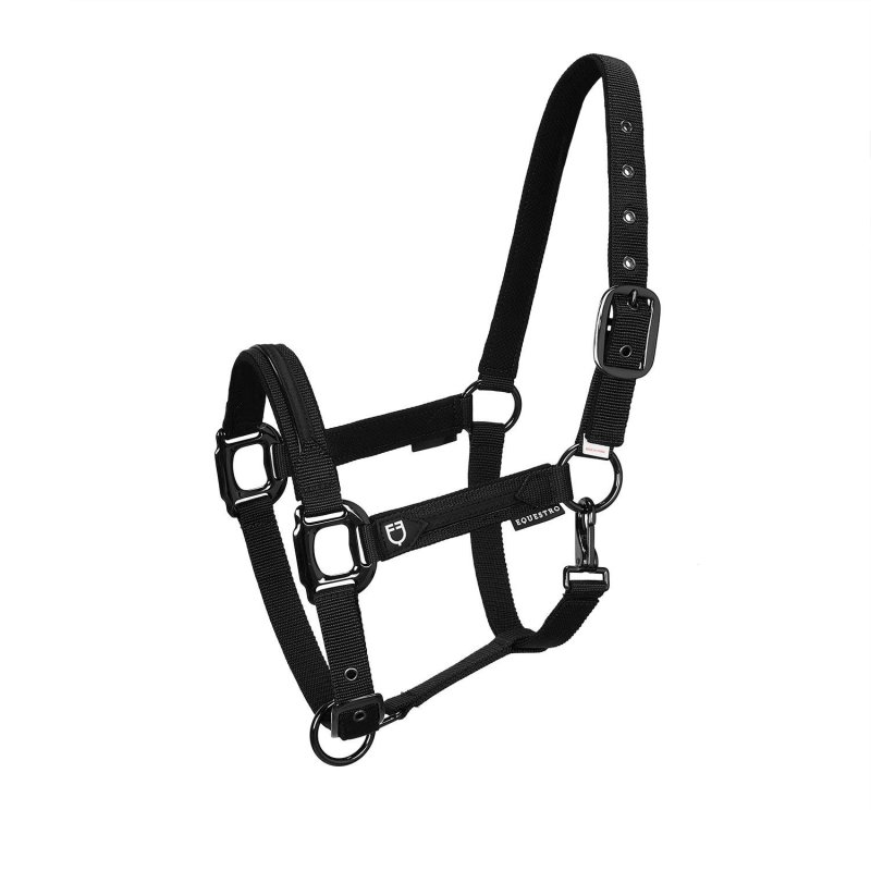 Equestro Cavezza in pile resistente - Nero