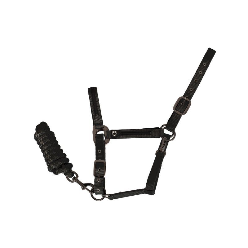 Equestro Cavezza in pile resistente - Nero