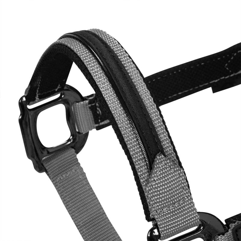 Equestro Cavezza in pile resistente - Grigio