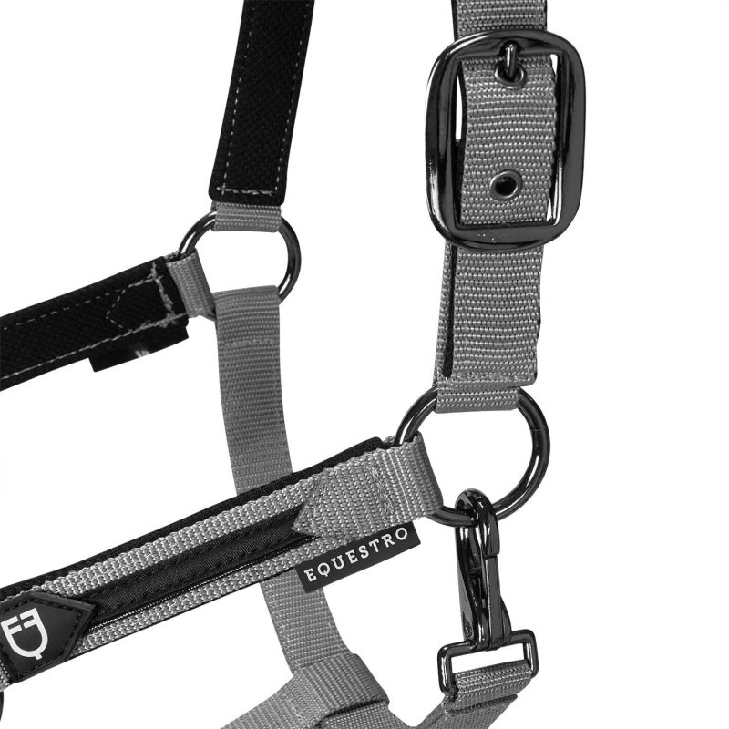 Equestro Cavezza in pile resistente - Grigio