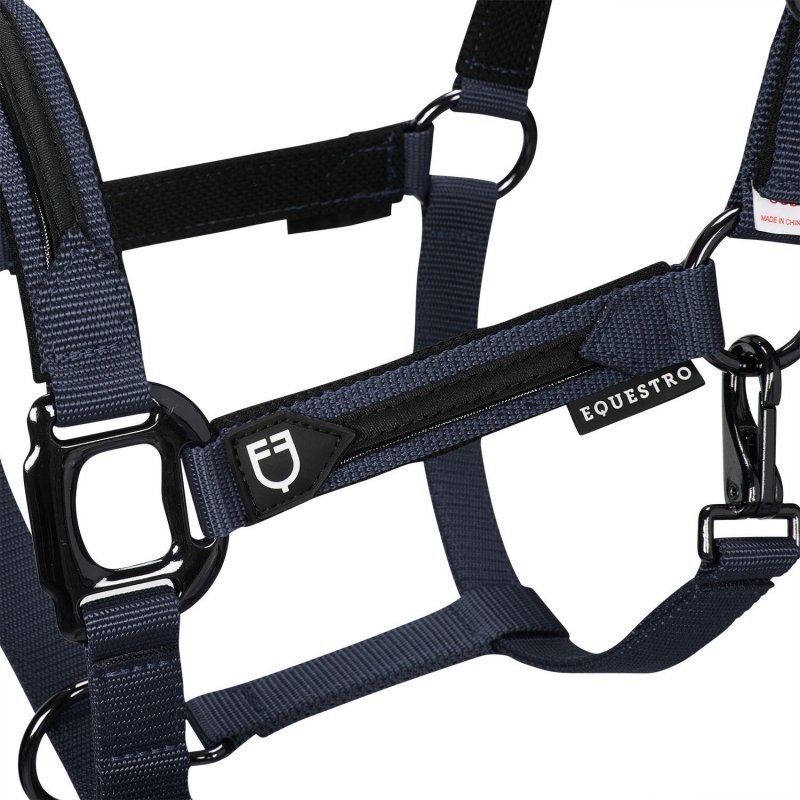 Equestro Cavezza in pile resistente - Blu navy