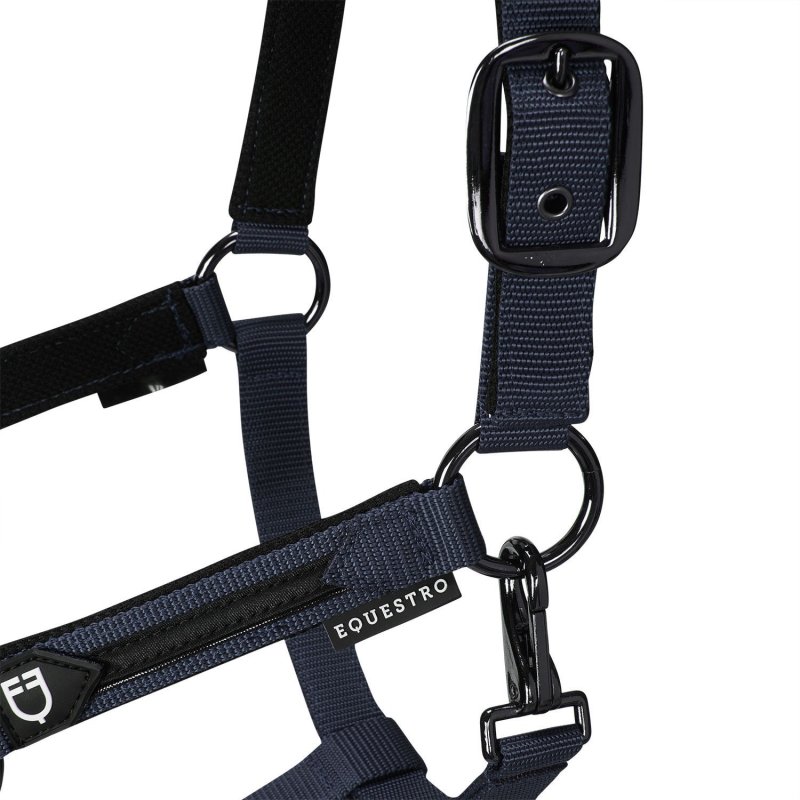 Equestro Cavezza in pile resistente - Blu navy