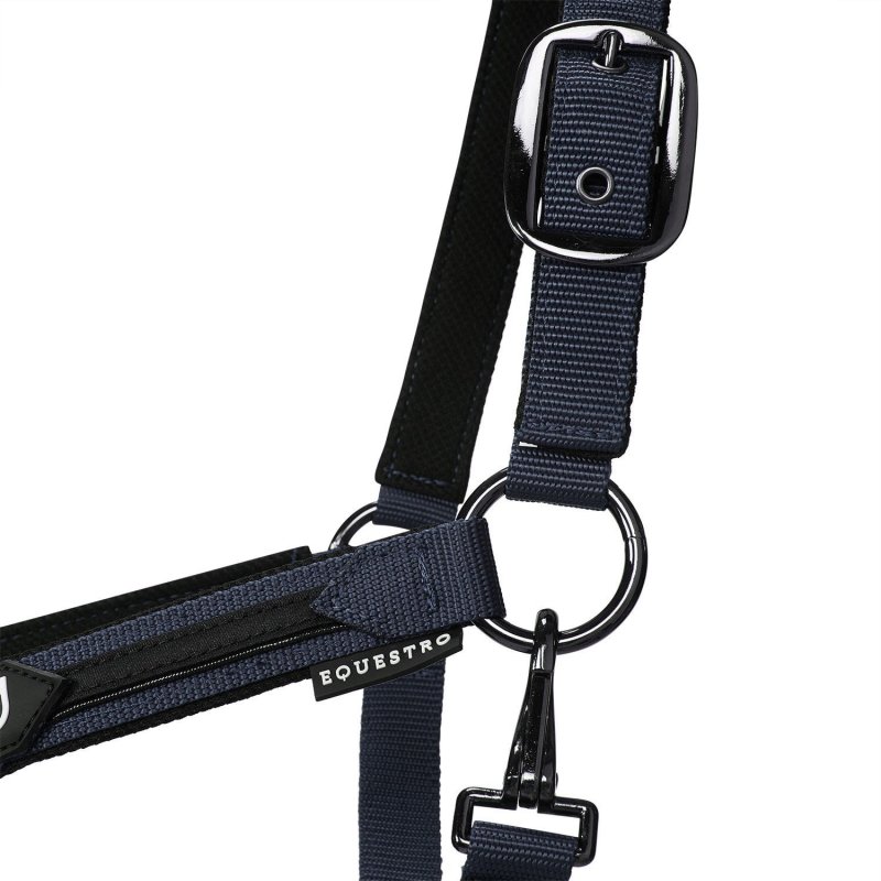Equestro Cavezza in pile resistente - Blu navy
