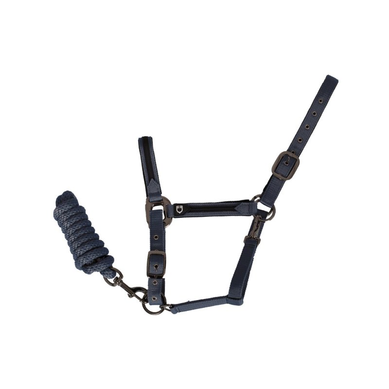 Equestro Cavezza in pile resistente - Blu navy