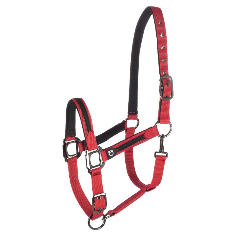 Equestro Cavezza in pile resistente - Rosso