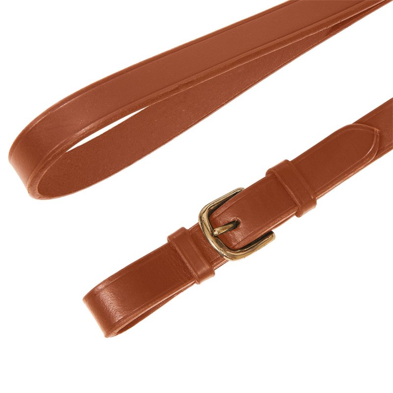 Equestro Lunghina catena ottonata resistente - Cognac