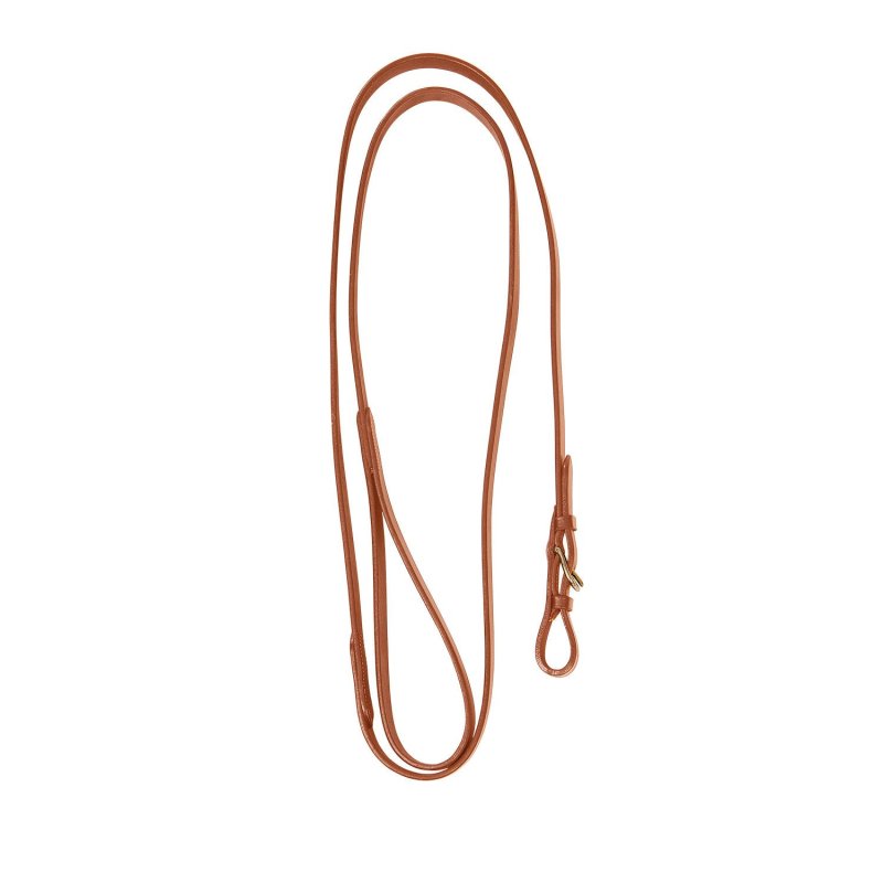 Equestro Lunghina catena ottonata resistente - Cognac