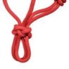 Pool's Cavezza in corda annodata Soft Control - Rosso