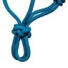 Pool's Cavezza in corda annodata Soft Control - Blu royal