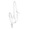 Pool's Cavezza in corda annodata Soft Control - Bianco