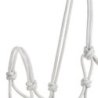 Pool's Cavezza in corda annodata Soft Control - Bianco