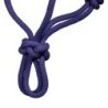 Pool's Cavezza in corda annodata Soft Control - Blu navy