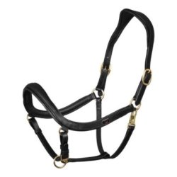 Supreme Cavezza anatomica in cuoio modello Swedish - Nero
