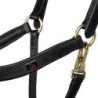 Supreme Cavezza anatomica in cuoio modello Swedish - Nero