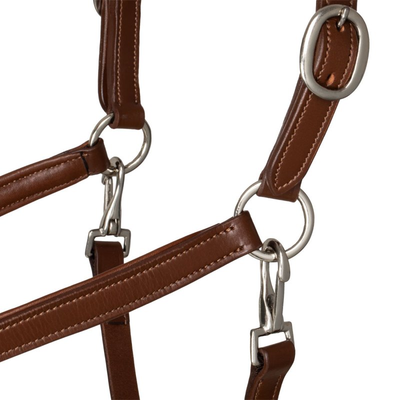Supreme Cavezza ergonomica in cuoio - Cognac