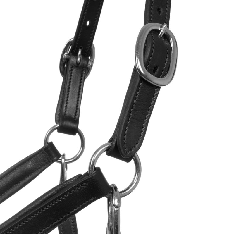 Supreme Cavezza ergonomica in cuoio - Nero