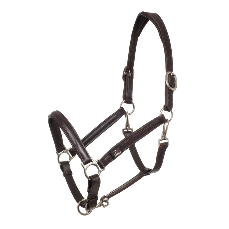 Supreme Cavezza ergonomica in cuoio - Marrone