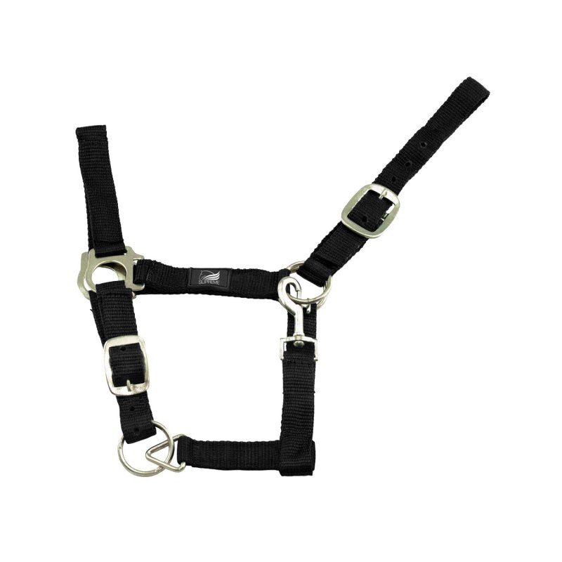 Supreme Cavezza nylon doppia regolazione - Nero
