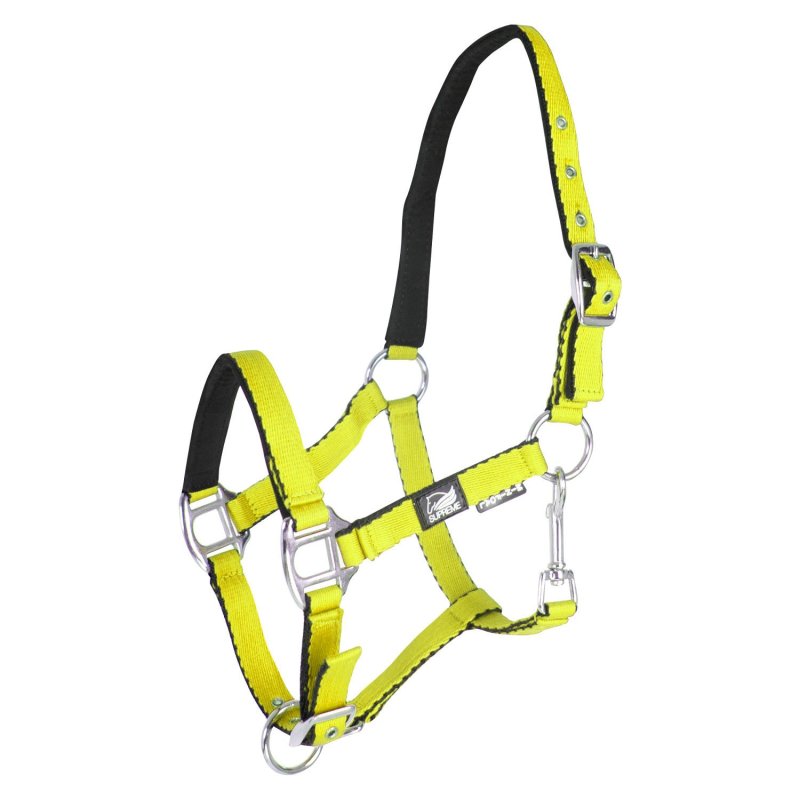 Supreme Cavezza puledro imbottita Soft Touch - Yellow Fluo