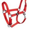 Supreme Cavezza puledro regolabile e moschettone - Rosso