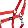 Supreme Cavezza puledro regolabile e moschettone - Rosso