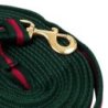 Umbria Equitazione Longia imbottita 8 m - Verde scuro/Bordeaux