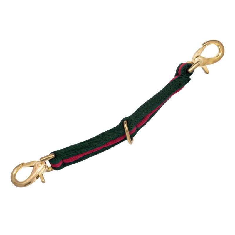 Umbria Equitazione Longia imbottita 8 m - Verde scuro/Bordeaux
