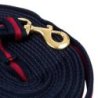 Umbria Equitazione Longia imbottita 8 m - Blu navy/Bordeaux