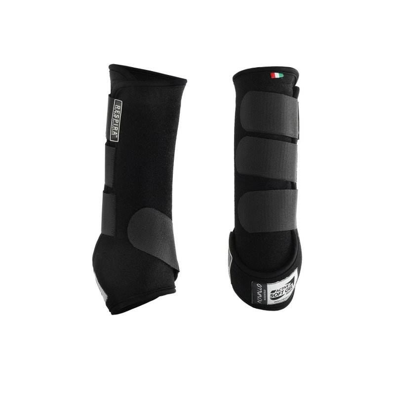 Acavallo Stinchiere posteriori in neoprene e Gel Nero