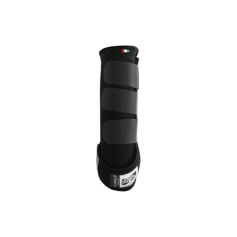 Acavallo Stinchiere posteriori in neoprene e Gel Nero