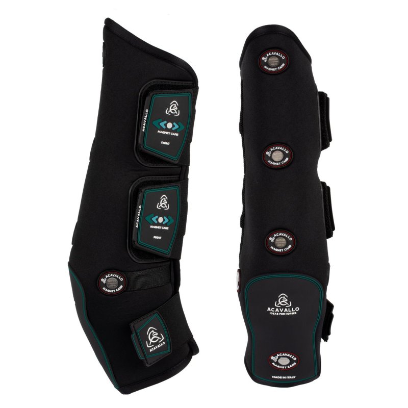 Acavallo Stinchiere Magnet Care anteriori - Nero/Rosso